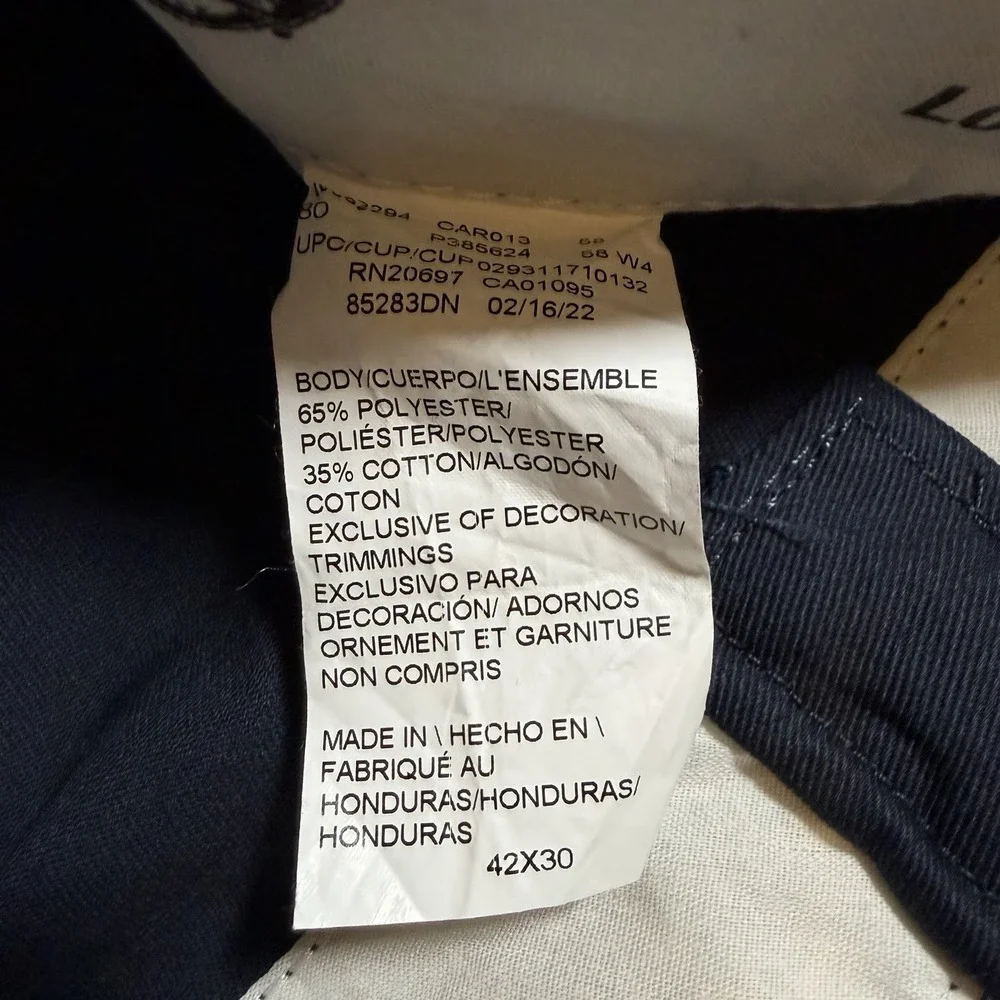 Dickies Loose Fit Double Knee Work Pants Navy 42x30 Utility Skater Workwear